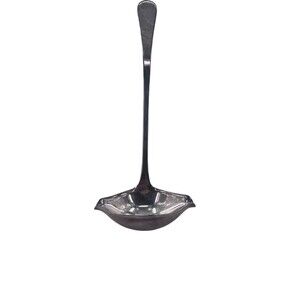 Gorham Silverplate 12.5 Inch Punch Ladle YH274 Heritage Plain Handle 2 Spout